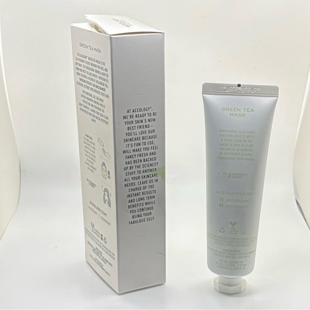Aceology Green Tea Mask - Picture 3 of 4